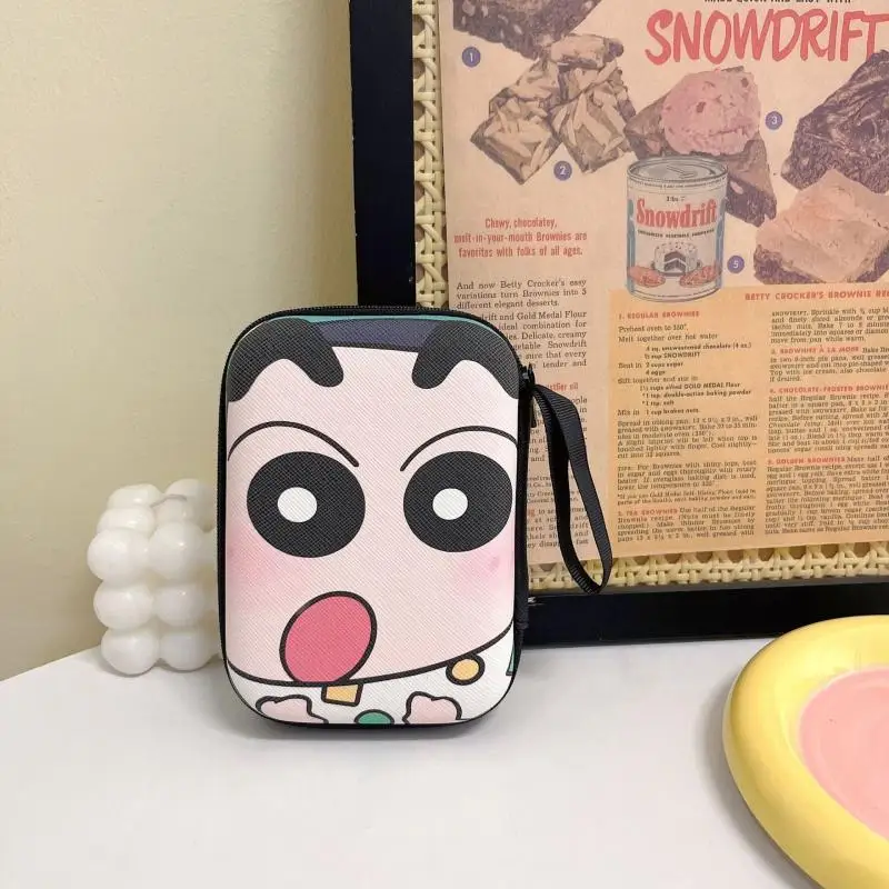 Милая сумка-органайзер Kawaii Crayon ShinChan для наушников, большая монетница, чехол для зарядного устройства, кабеля, жесткого диска, внешнего аккумулятора (art.: 3920d97fa5982) - 3920d97fa5982