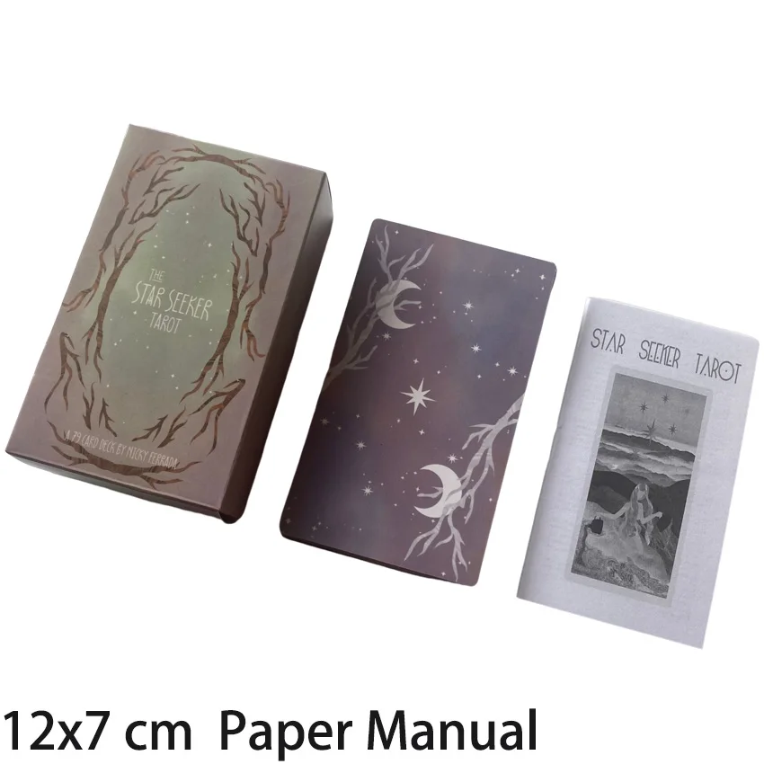 Дешево Бумажные карточные игры Star Seeker Tarot 12x7 см
