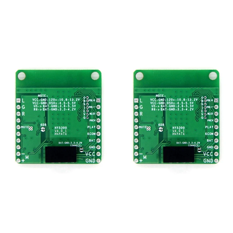 

2 шт., автомобильная плата-приемник QCC3008 APTXLL с поддержкой Bluetooth 5,0