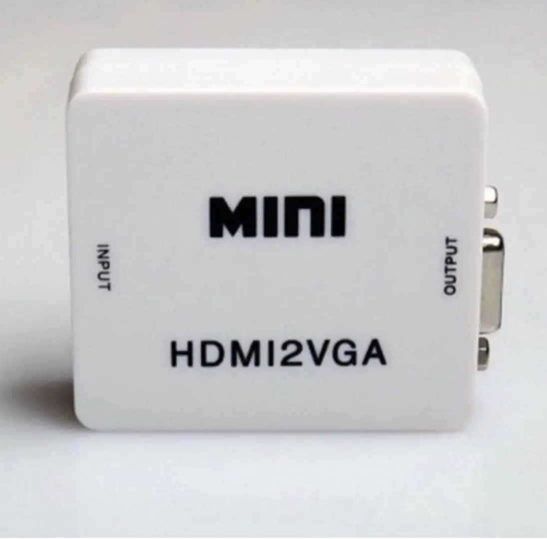 

Mini Adapter hdmi2vga converter for audio and video