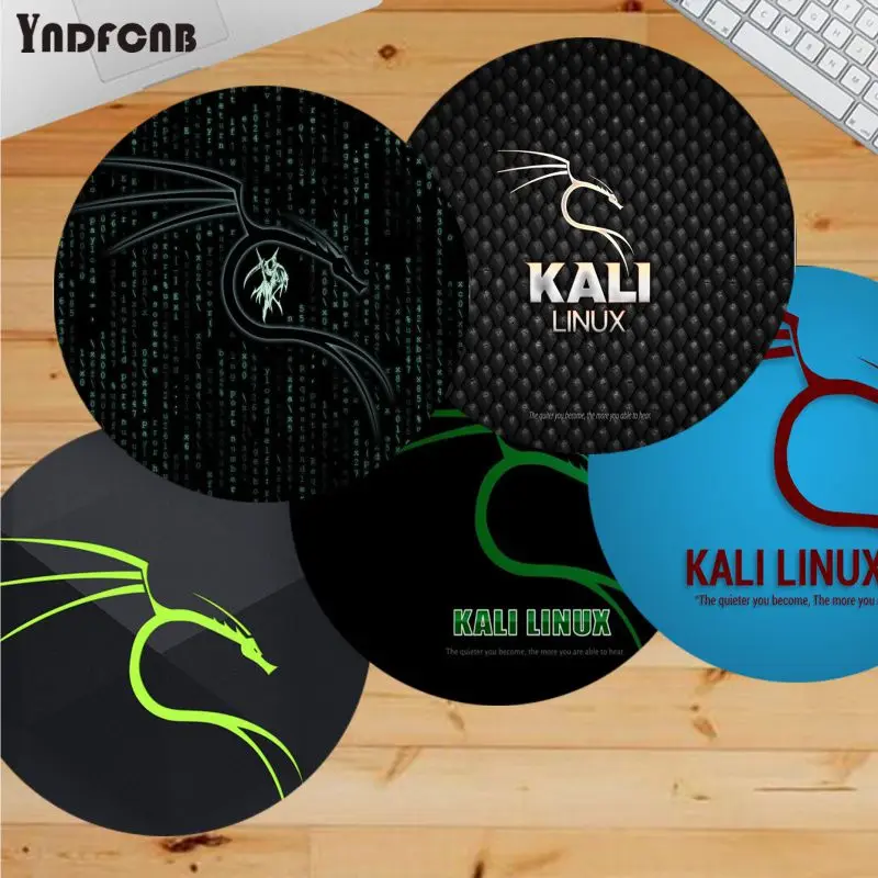 Vintage Cool Kali Linux Rubber PC Computer Gaming mousepad gaming Mousepad Rug For PC Laptop Notebook