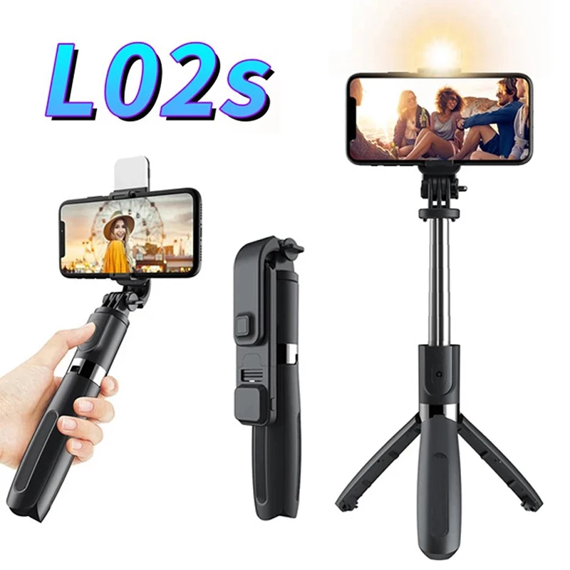 

Mini Selfie Stick Led Fill Light Bluetooth Tripode Para Movil Lamp Phone Stand Portabl Con Luz Palo Extensible Video Stojak