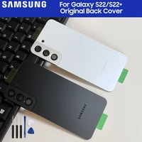 samsung original back cover cases battery cover housing for samsung galaxy s22 sm s901b s22 plus sm s906b back rear glass case