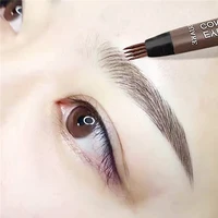 4 fork makeup eyebrow pen waterproof 4d brown eyebrow tint tattoo cosmetic long lasting natural make up eye brow pencil