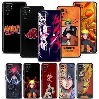 luxurious and good looking naruto phone case for redmi note 7 8 8t 9 9s 9t 10 11 11s 11e pro plus 4g 5g soft silicon case bandai