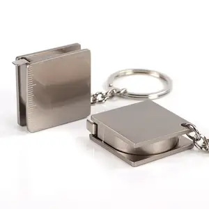 Измерительные инструменты, выдвижная рулетка из нержавеющей стали, рулетка, брелок для ключей, измерительная линейка брелок с инструментами