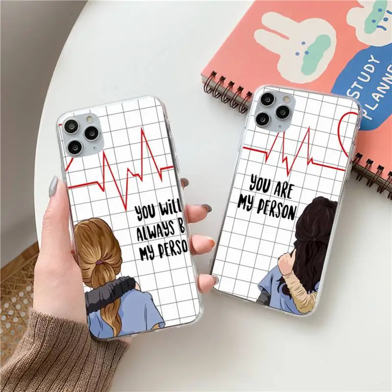 

you are my person Phone Case Clear Transparent for iPhone 11 12 13 mini pro XS MAX 8 7 6 6S Plus X 5S SE XR 2020