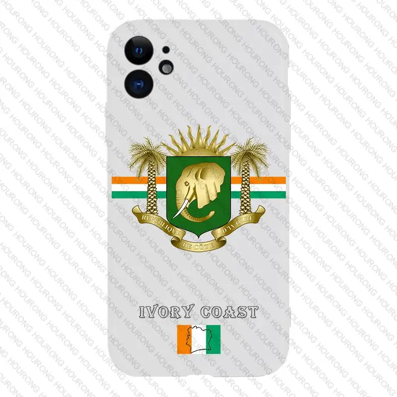 Чехол с изображением герба оружия цвета слоновой кости для iPhone 5S 6 6S SE 7 8 XS XR 11 12 13 14