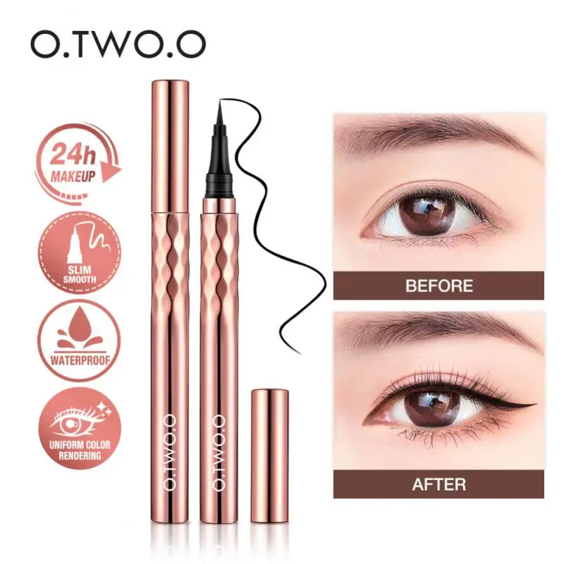 

Silky Smooth Liquid Eyeliner Pen Quick-drying Waterproof Sweat-proof Long-lasting Non-smudge Easy To Color Eyeliner Cosmetics