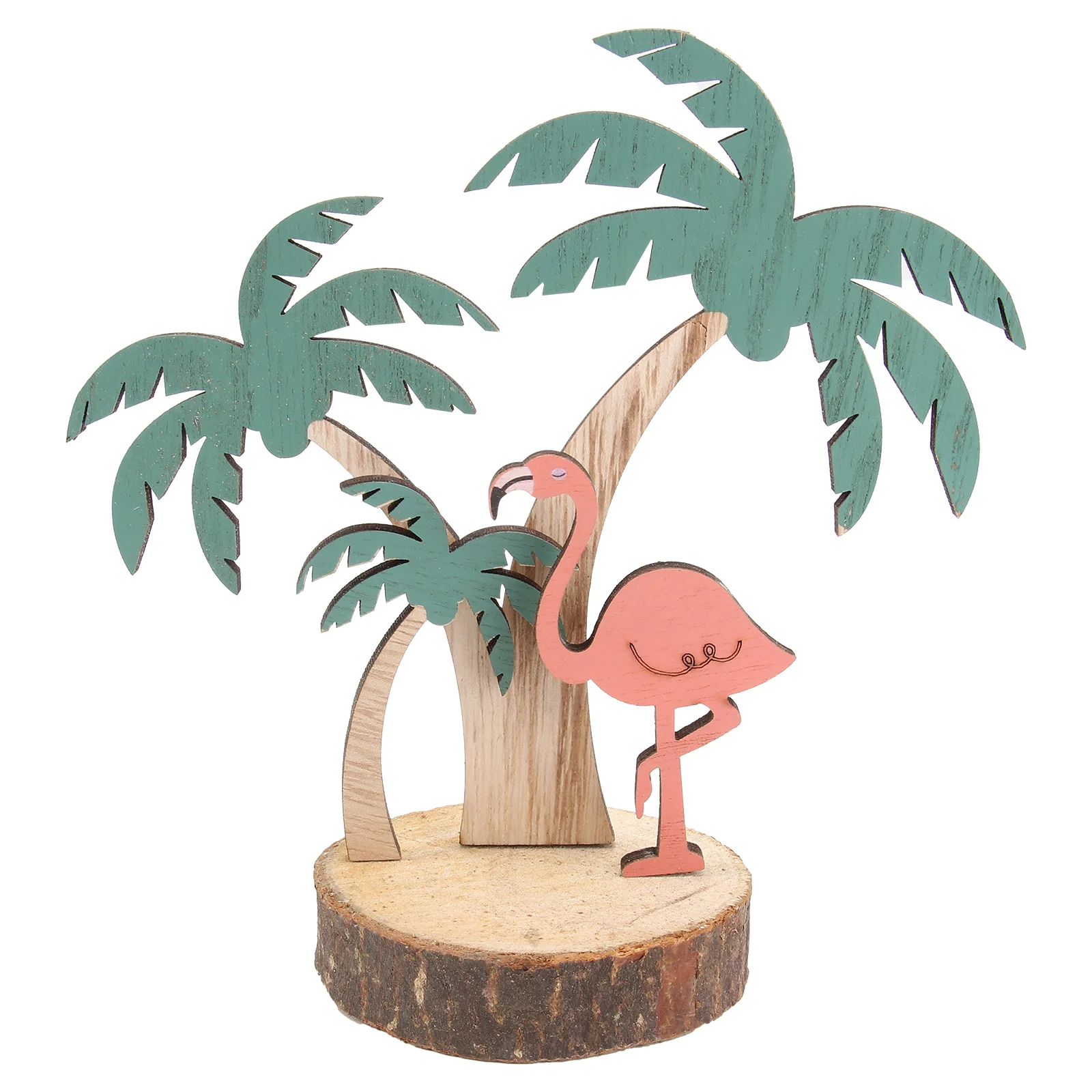 

Реквизит для расположения сцены тропический Фламинго скандинавский Декор модель деревьев домашняя статуя деревянные украшения Смешанная миниатюра