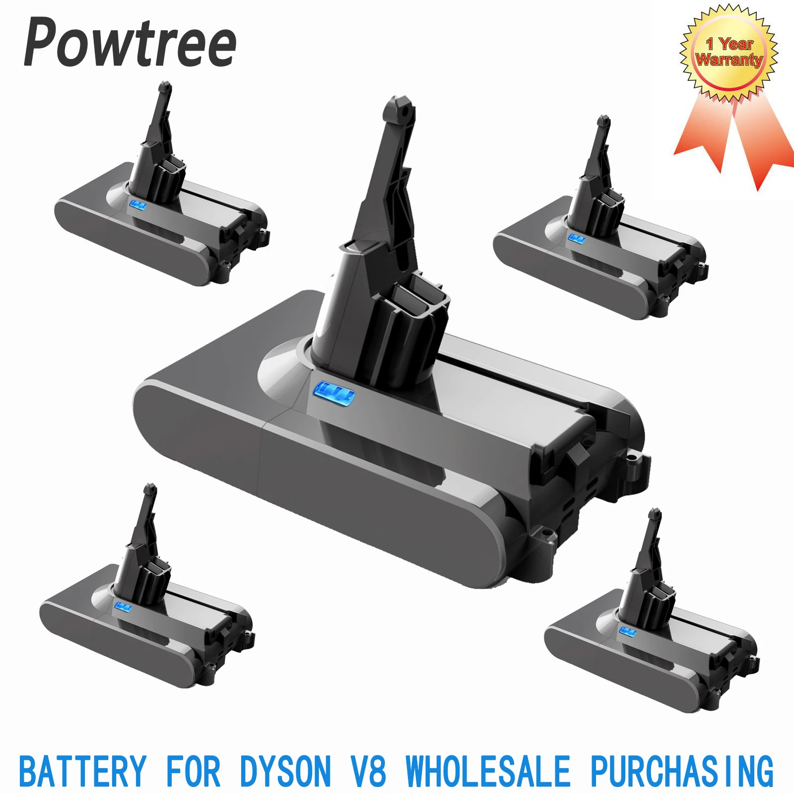 

Powtree 21.6 Volts 4000mAh Battery Pack for Dyson V8 Absolute/Fluffy/Li-ion Vacuum Cleaner Power Tool Battery Purchasing