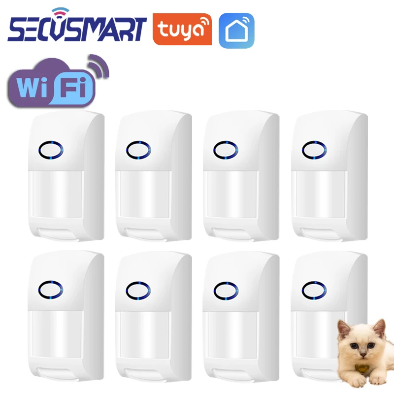 

Инфракрасный датчик движения Tuya с Wi-Fi, датчик движения PIR, иммунный детектор для домашних животных, 25 кг, смарт-Life, домашняя охранная сигнализ...