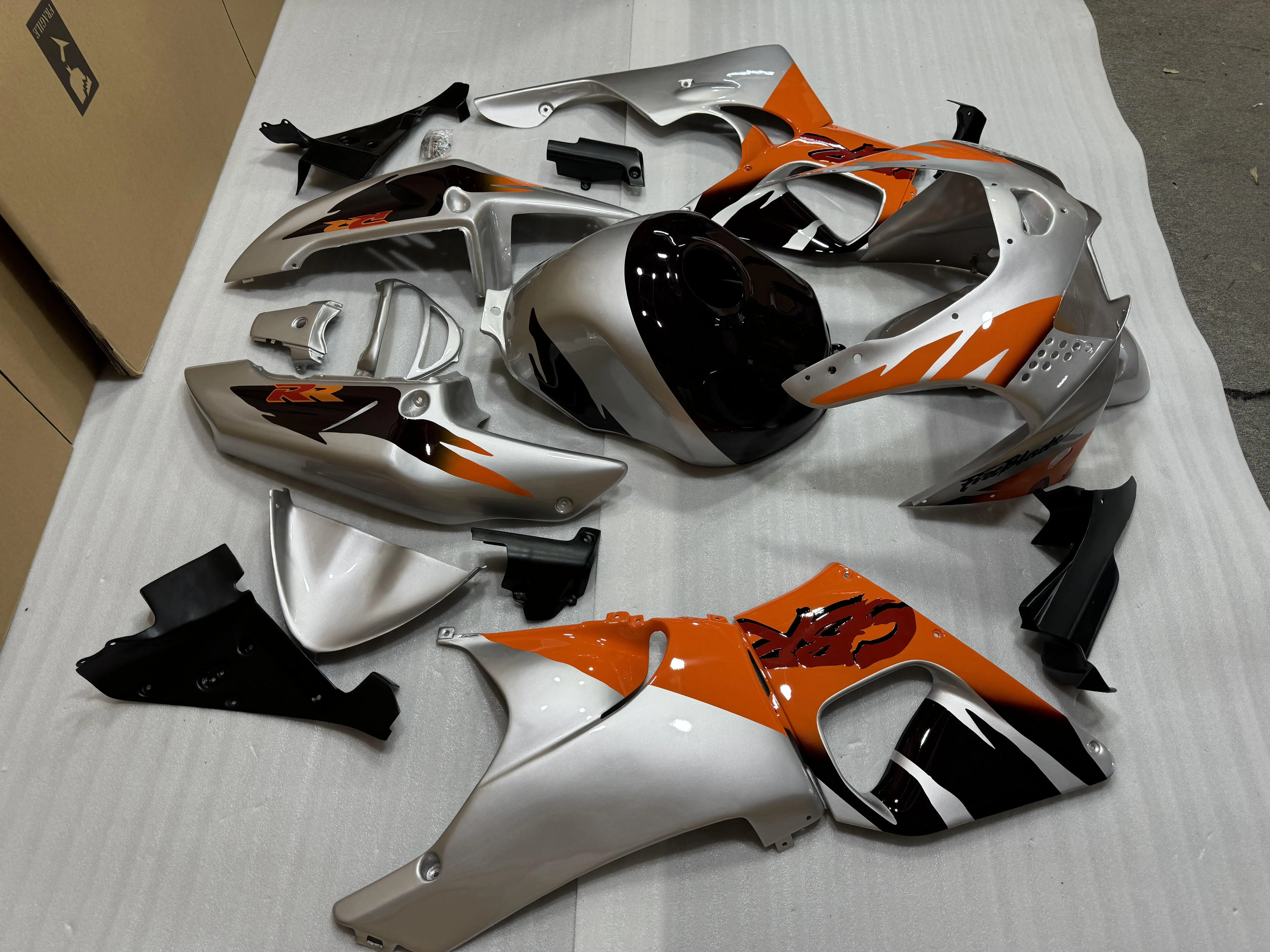 Комплект обтекателя подходит для HONDA CBR 900RR 900 1998 1999 оранжевый черный обтекатель