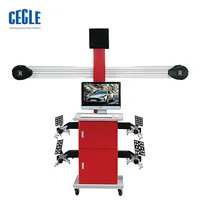 Automatic price of 3d truck wheel balancing and wheel alignment machine,portable car alignment machine calibration for sale
