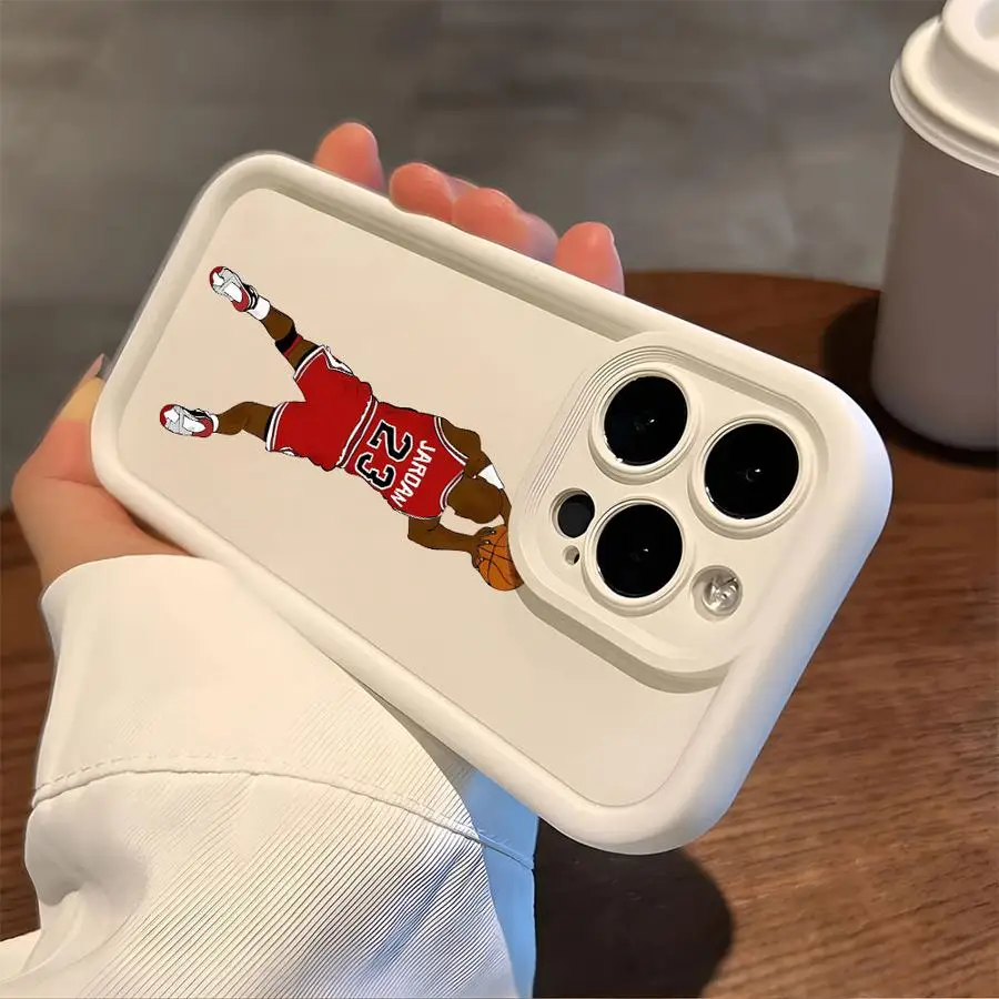 Спортивный чехол для телефона Basketball Star iPhone 11 12 13 15 16 14 Pro Max Plus Funda