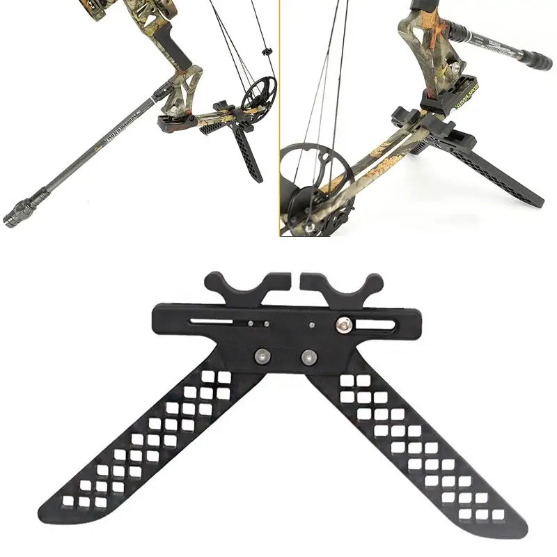 

Archery Bow Stand Mount Foldable Lightweight Flexible Clamping Jaws 30 to 78mm 1.18 to 3.07 Inch Limbs Width for Hunting Field