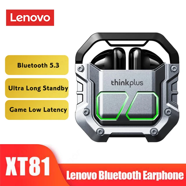 

TWS-наушники Lenovo XT81 с поддержкой Bluetooth 5,3 и микрофоном