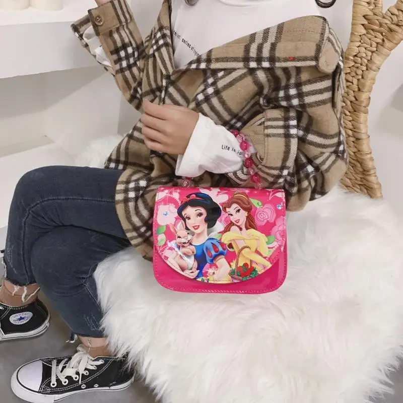 Disney Frozen Shoulder Bag for Girl Kid Princess Sophia Crossbody Bag Elsa Purse for Children's Day Birthday Gift Handbags