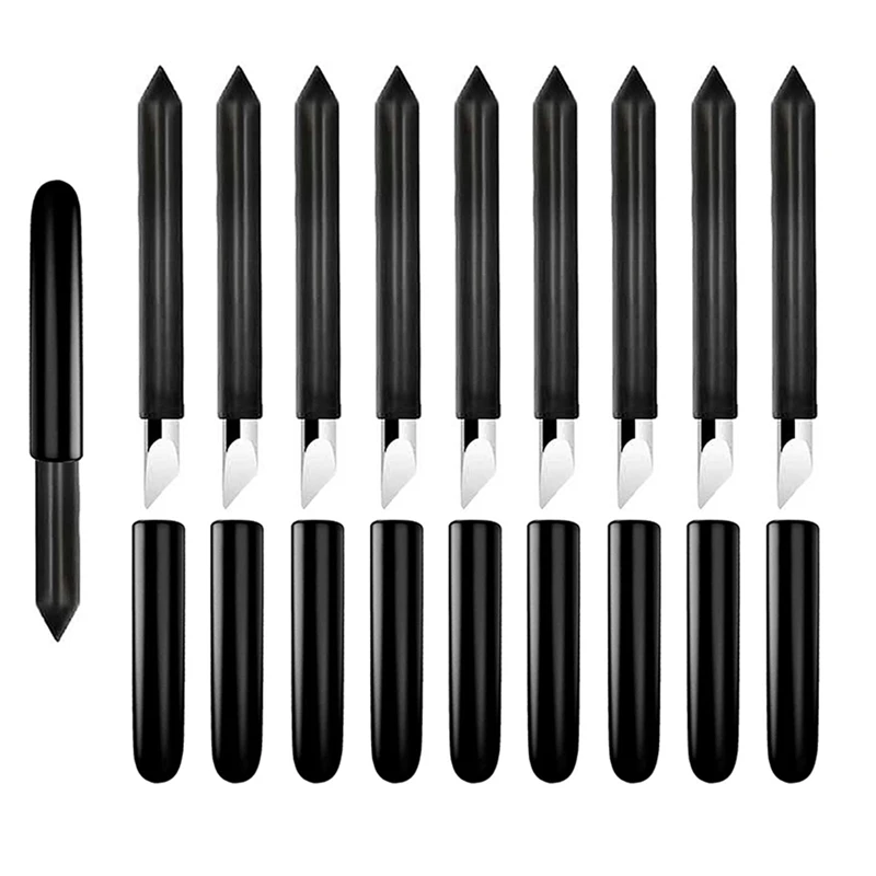 

10PCS Replacement Deep Point Cutting Blades Compatible With Cricut Explore Air2/Air 3/, Cut Thicker Materials