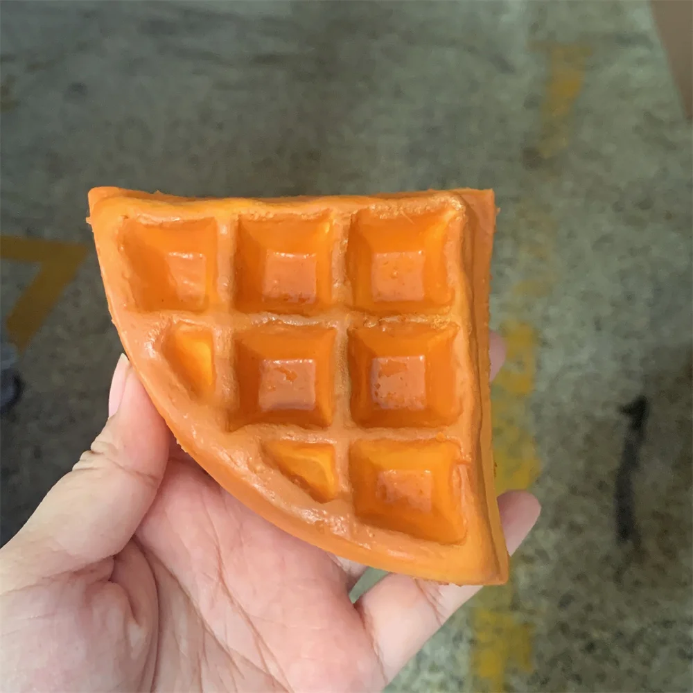 Трехмерная вафельная модель в форме веера оригинальная золотистая эластичная