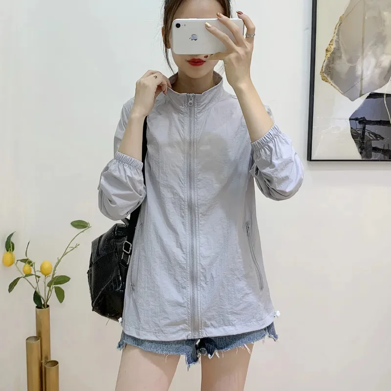 Солнцезащитное Женское пальто top2024 новая летняя Солнцезащитная одежда Женская