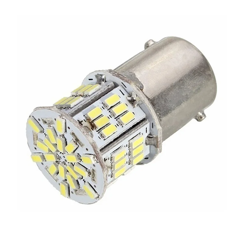 

2 шт., сменные светодиодные лампы для автомобилей 1156 BA15S P21W 3014 54SMD