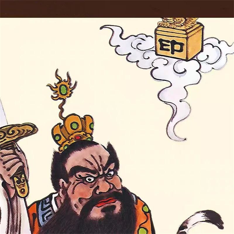 Чжан даолин Тяньши подвесные картины домашний декор благоприятный поддерживает