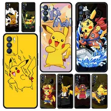 One Piece Anime Pokemon Phone Case For Oppo Reno7 SE Reno6 Z 5G Find X5 Pro A54 A53 A52 A9 2020 A95 A16 A76 A74 A12 Soft Cover