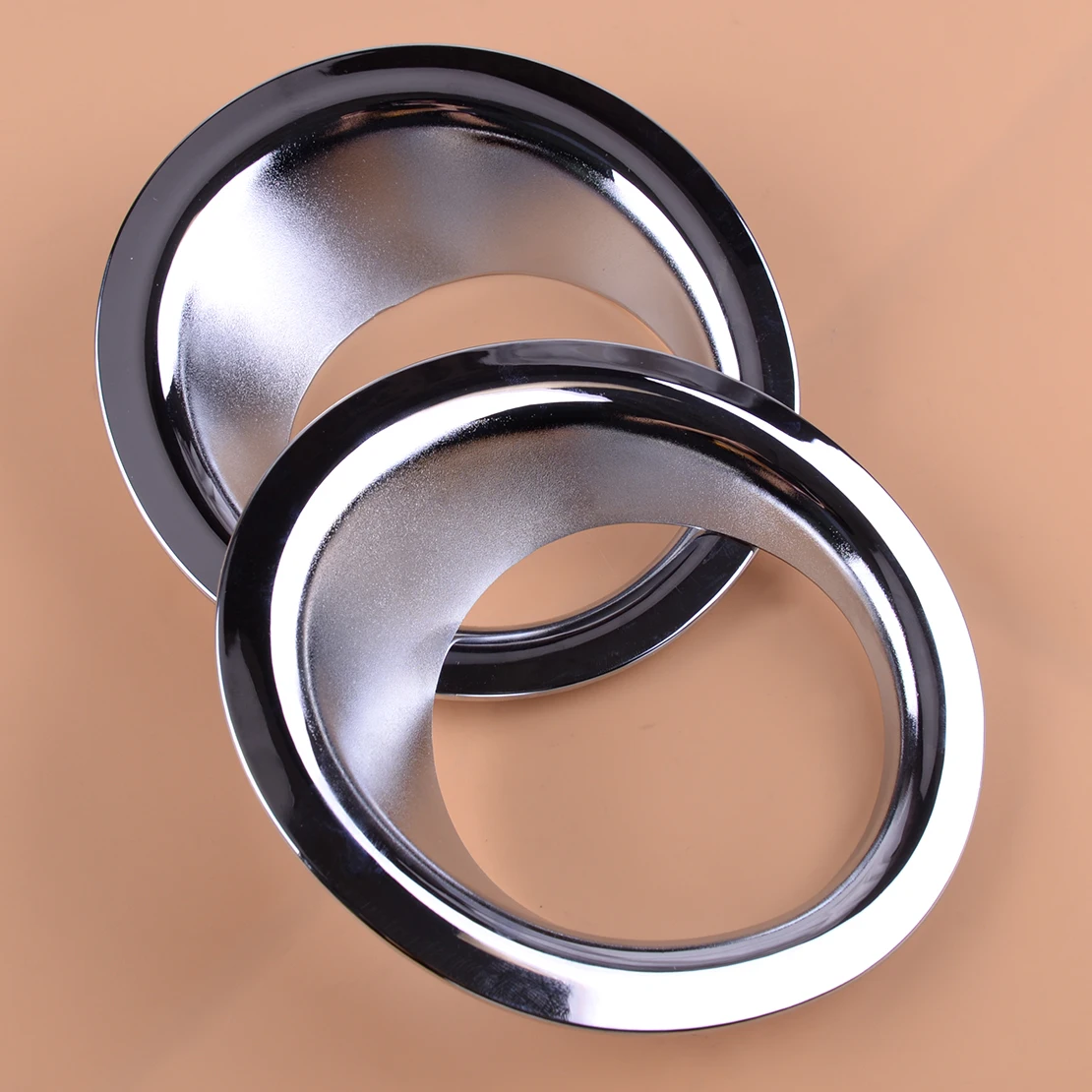 

CITALL хромированная задняя противотуманная фара Крышка лампы отделка литиевая рамка декоративная защита аксессуары Подходит для Nissan X-Trail T31 2008-2013