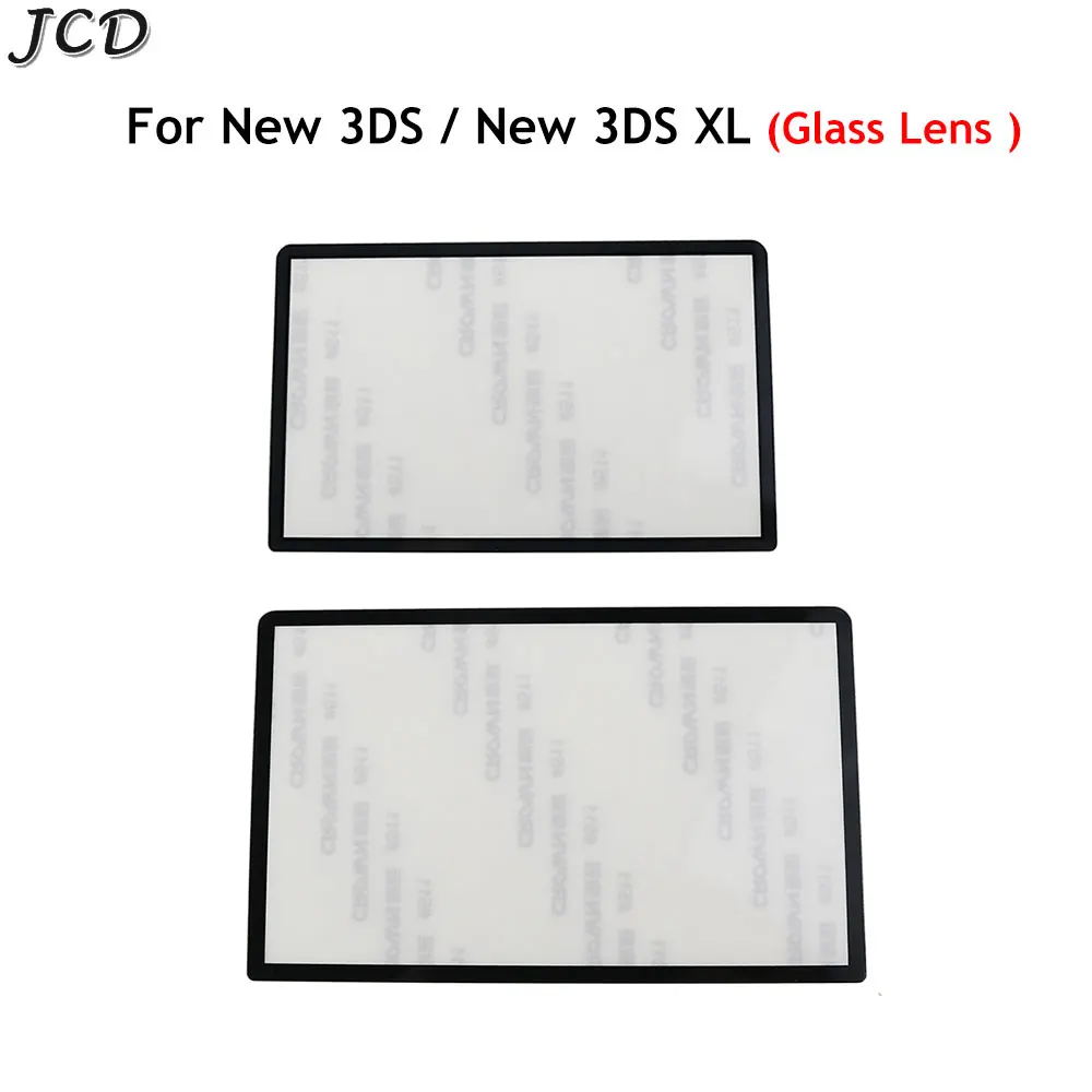 

JCD Replacement Glass Screen Protector Panel Top Surface Cover For New 3DS XL LL / New 3DS Housing Upper Screen Lens Cover