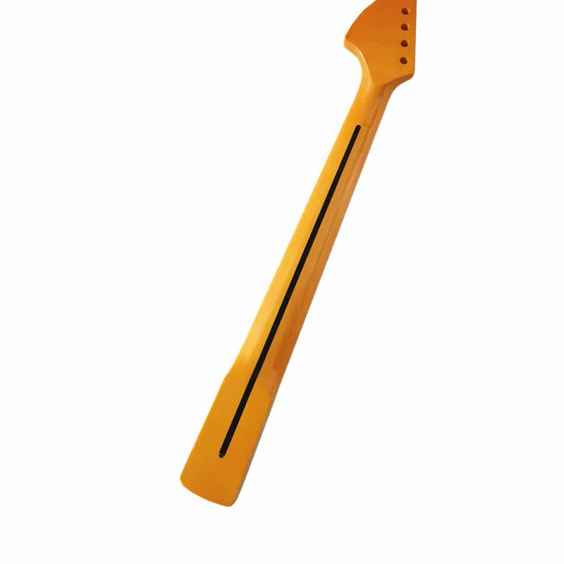 Disado 22 Frets Inlay Dots Concave Fingerboard Yellow Electric Guitar Neck Wholesale Guitar Accessories Parts Musical Instrument (art.: 78440f187) - 78440f187