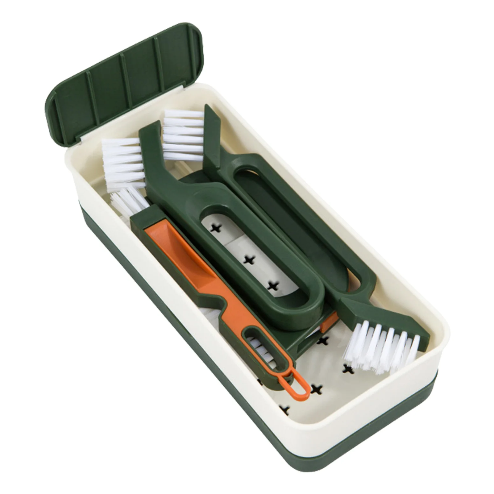 

4 Pieces Cleaning Tools Set Bathroom Kitchen Edge Corner Groove Cleaning Brushes Hard Bristles Bathroom Cleaning Supplies For