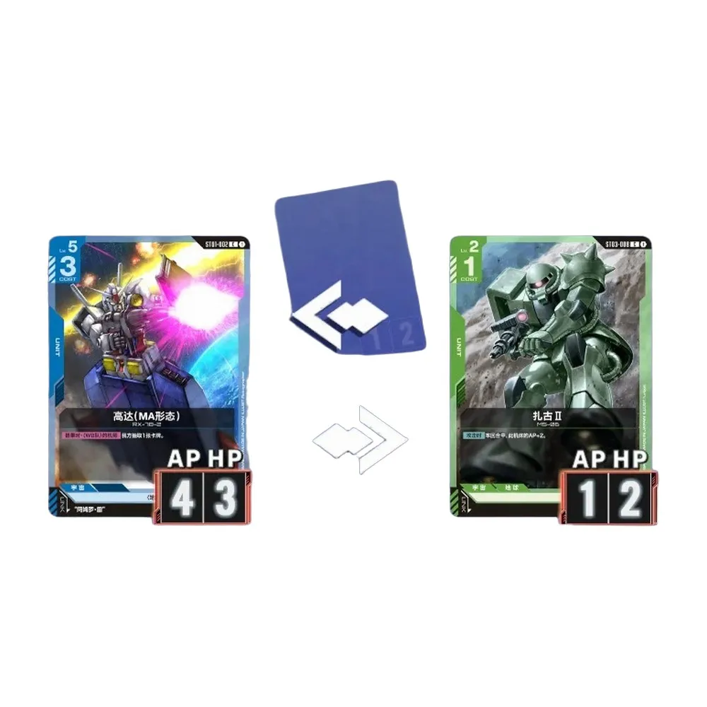 Фото Карточная игра BANDAI Gundam Newtype Rising GD01, коробка-бустер, TCG, игрушки для мальчиков, подарок №2