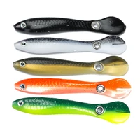4pcs 10070mm soft fishing lure dying fish rubber shad artificial bait boun lure