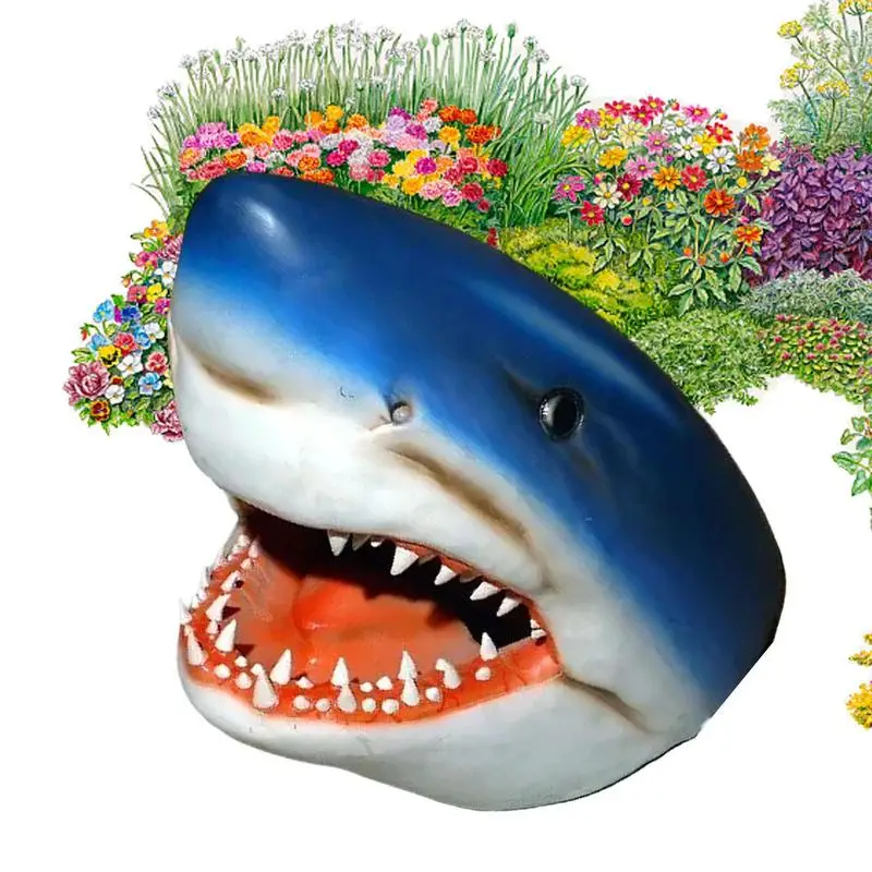 

Декоративные садовые скульптуры в виде Головы Акулы для бассейна