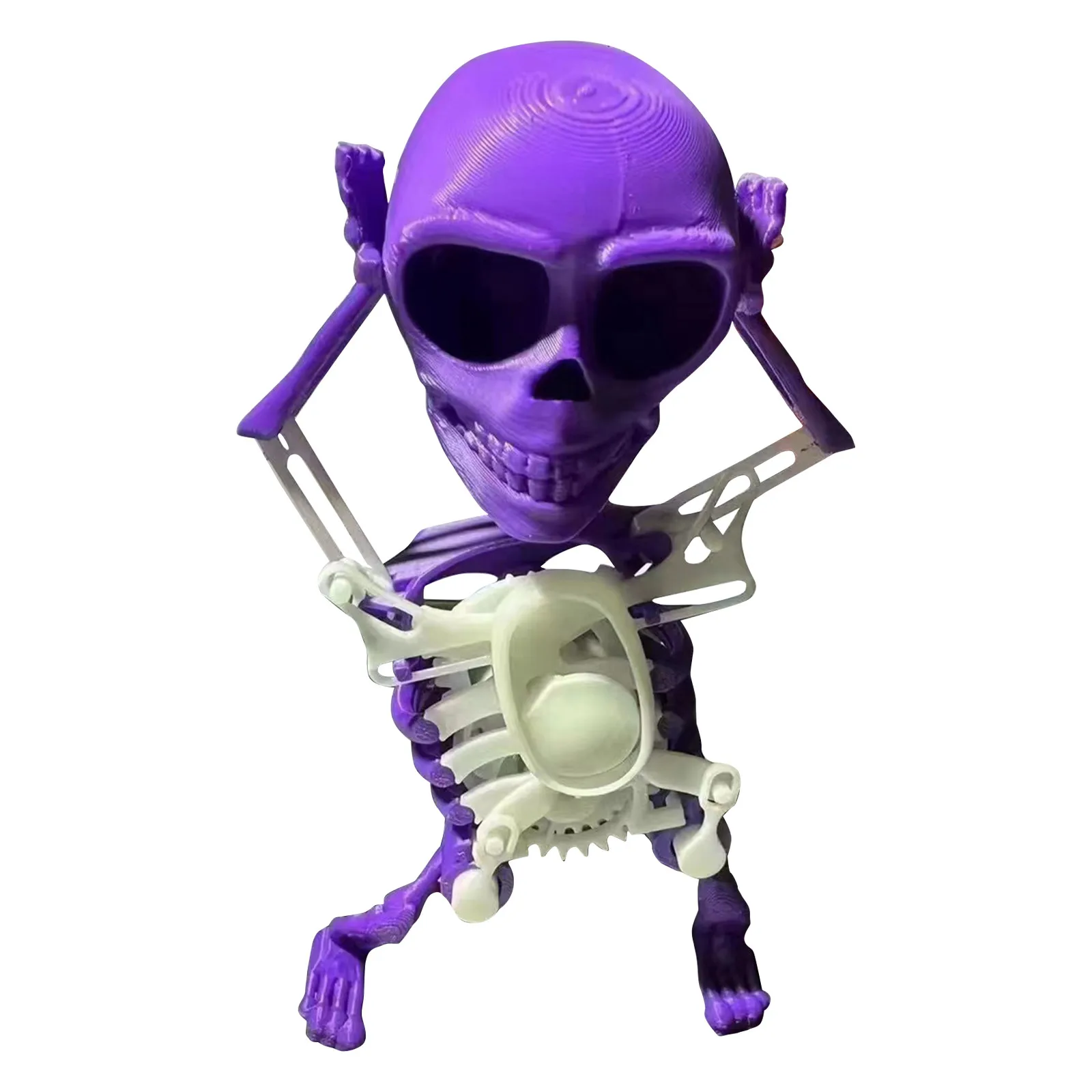 Танцующий скелет мужские игрушки заводные веселые маленькие украшения