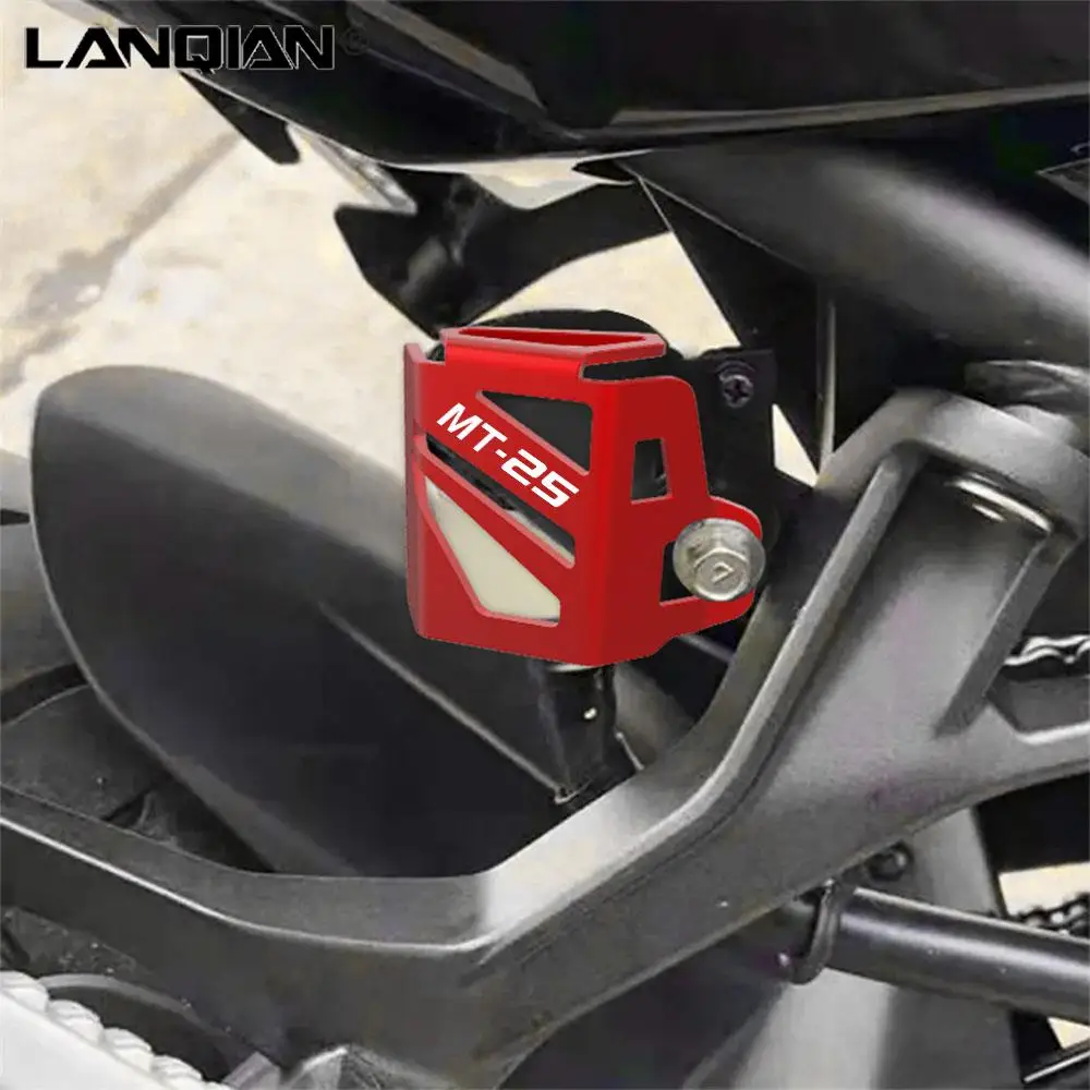 

For Yamaha MT25 MT125 MT 25 125 mt25 MT-125 Aluminum Rear Brake Fluid Reservoir Guard Cover Cap Protector Motorcycle Accessories