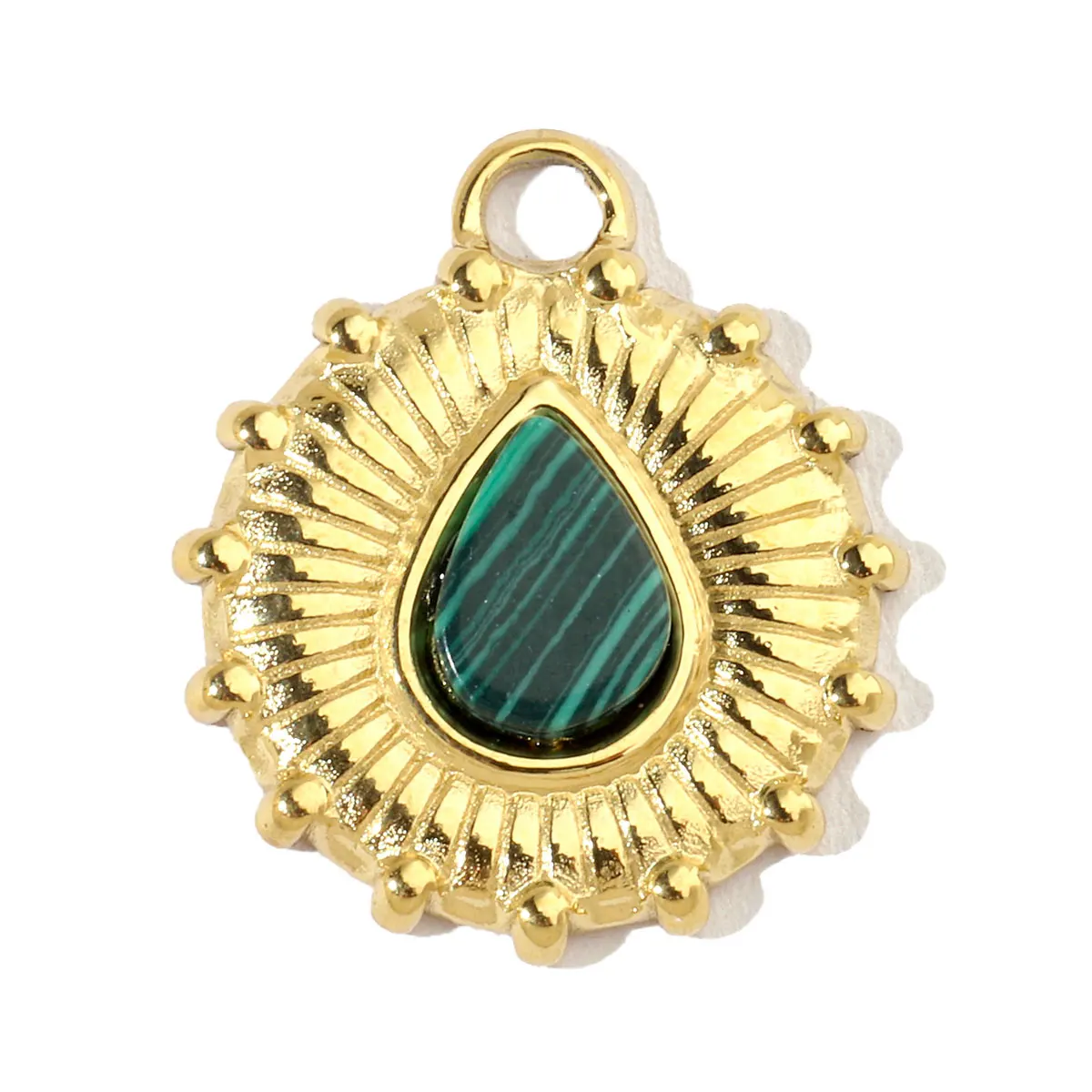 3 шт./лот геометрические духи натуральный камень нержавеющая сталь подвески