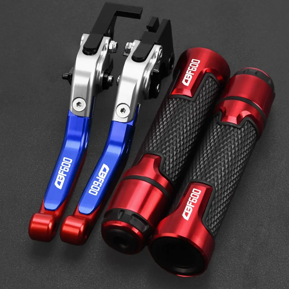 

Motorcycle Aluminum 2006-2013 2012 2011 Adjustable Brake Clutch Lever Handlebar Hand Grips Ends FOR HONDA CBF600 CBF 600 CB600F