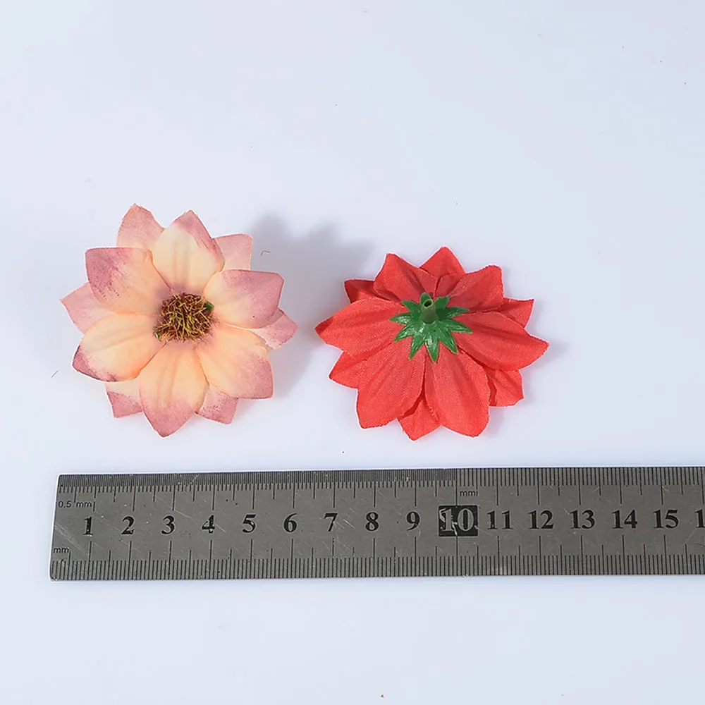 Искусственные цветы герберы 30 шт. 6 см украшение для домашней вечеринки