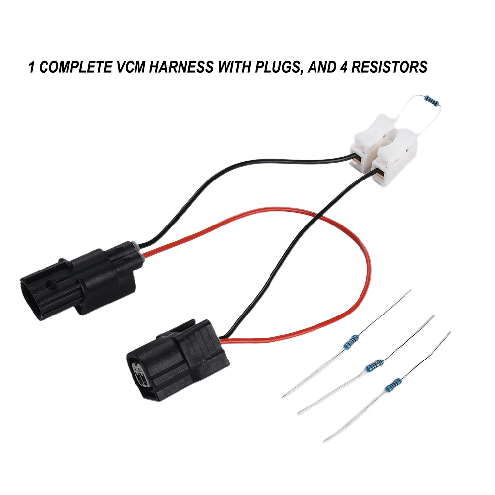 

Harness VCM Disable Kit Wear Parts 4 Resistor Auto Parts For Honda 3.5L V6 Engine VCM Muzzler Harness With Plugs