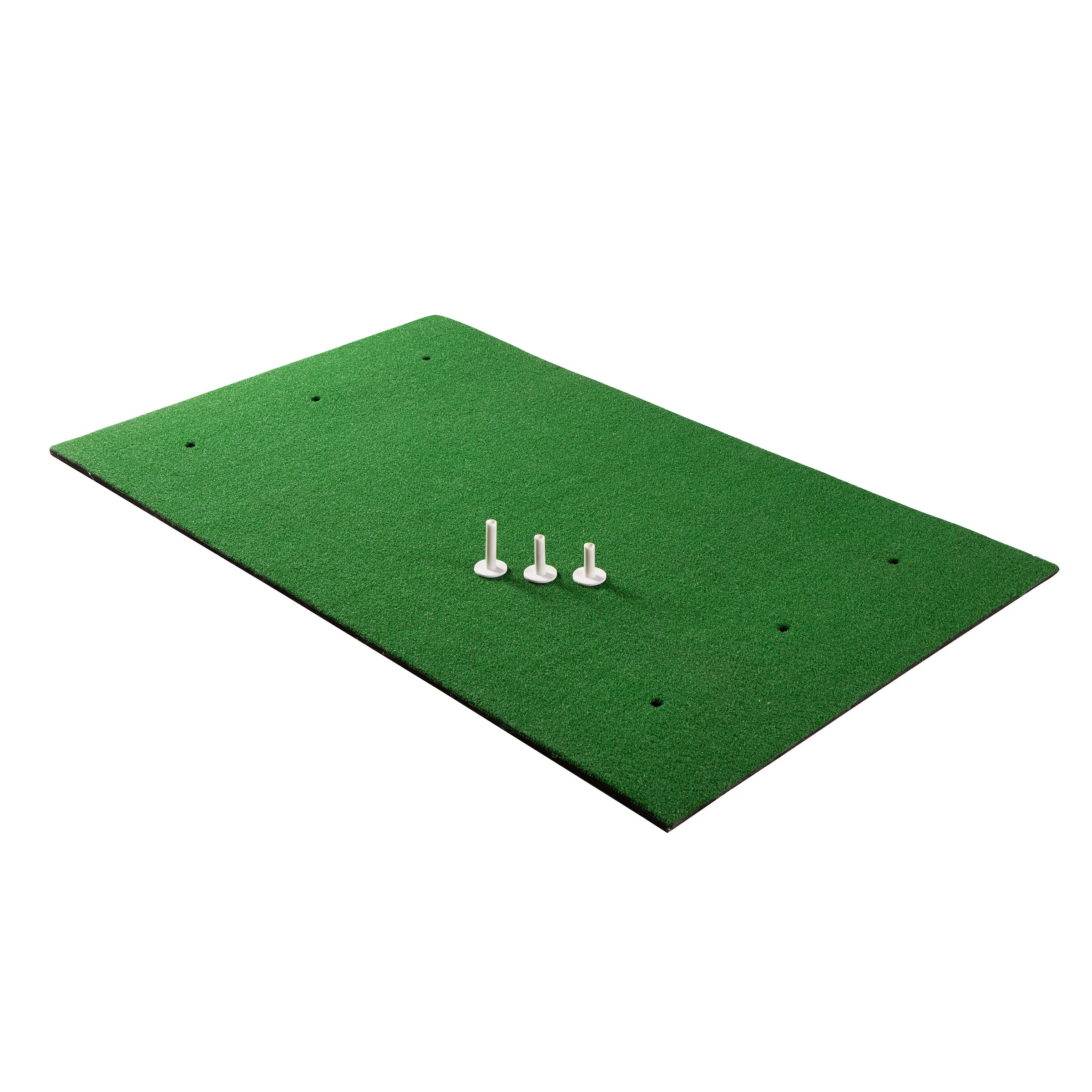 

5x3-Foot Artificial Turf Golf Hitting Mat with 3 Rubber Tees