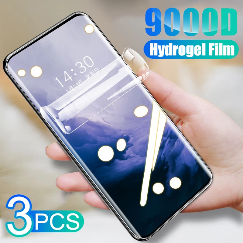 

Hydrogel Film For OnePlus 10 9 8 7 Pro 6 7T 6T Nord2 For One Plus 9R 9RT Nord CE N10 5G N100 TPU Full Screen Protector Not Glass