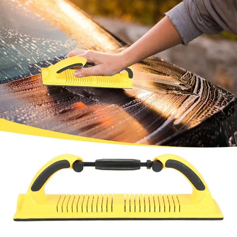 

Hand Sanding Block Grinding Hand Push Board Manual Handheld Sandpaper Dust Extraction Pad Putty Ash Hand Planer For Car Exterior