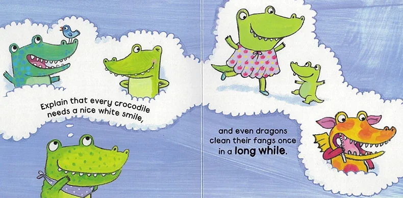 Как почистить зубы Snappy Croc, детские книги в возрасте 3, 4, 5, 6 лет, английские книжки с картинками, 9781782953951 (art.: 3920cecb47548) - 3920cecb47548