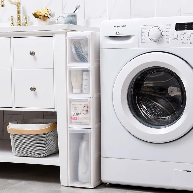 14x45cm kitchen bathroom storage rack floor mounted waterproof toilet side cabinet space saver waterproof shelves free global shipping