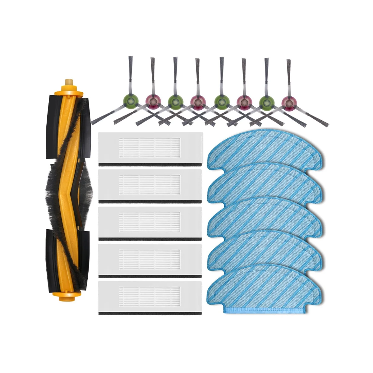 

Запчасти для Deeboot N8 / N8 + / N8 Pro / N8 Pro Plus, роликовая основная боковая щетка, фильтр НЕРА, Швабра, тряпка