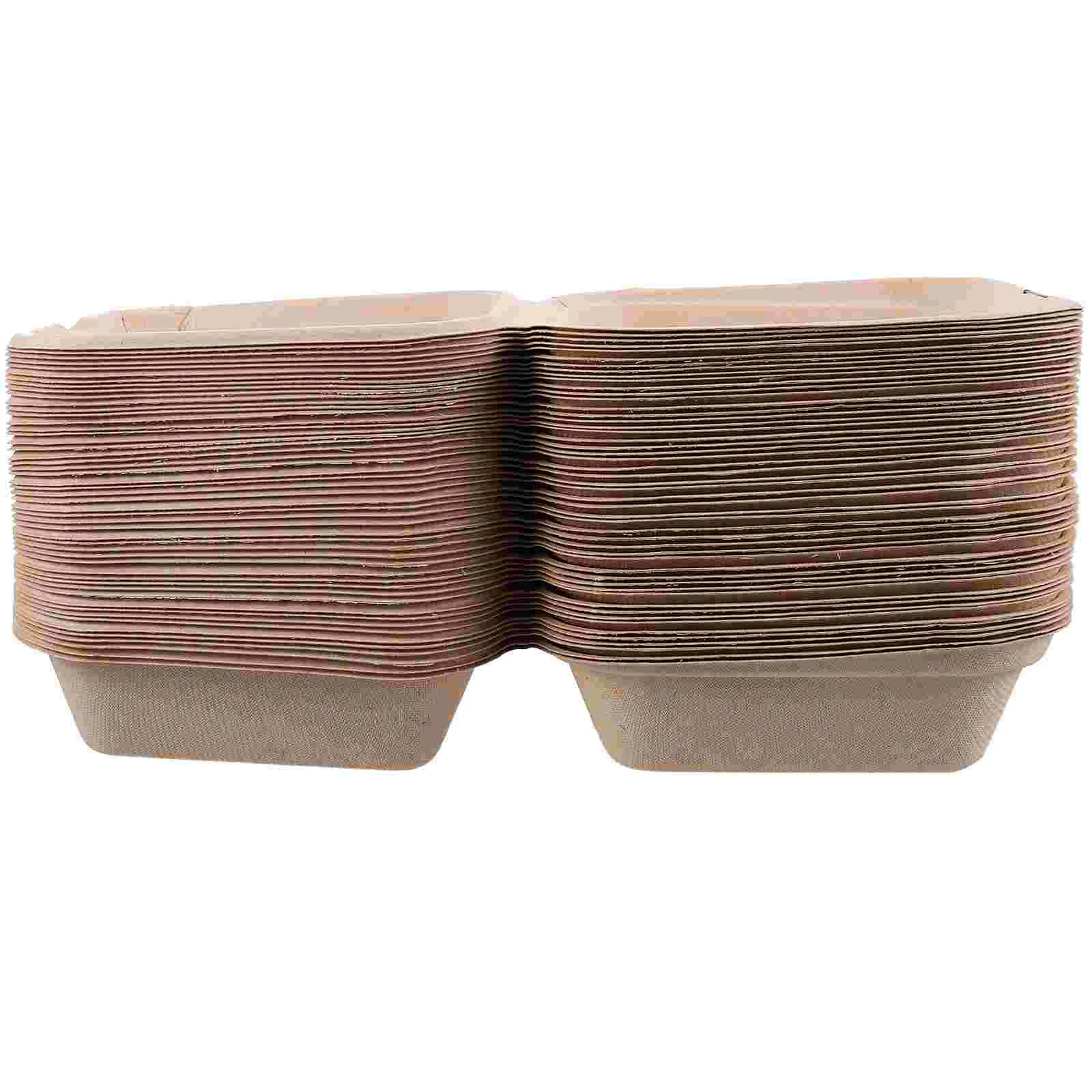 

50 Pcs Baking Accessories Lightweight Sandwich Holder Picnic Food Containers Cake Camping Pulp Bread