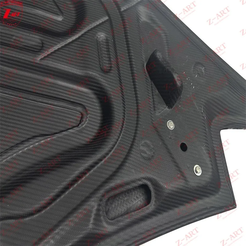 Передняя крышка Z-ART из сухого углеродного волокна для Aventador Prepreg Передний капот