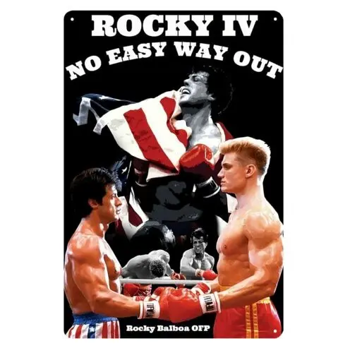 

Металлический плакат из фильма «Силвестер» 20x30 см